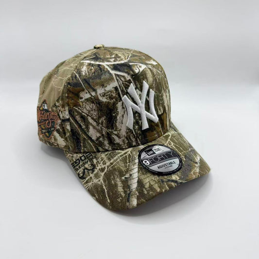 Realtree Copper Camo New York NY Yankees 1998 World Series A Frame Snapback