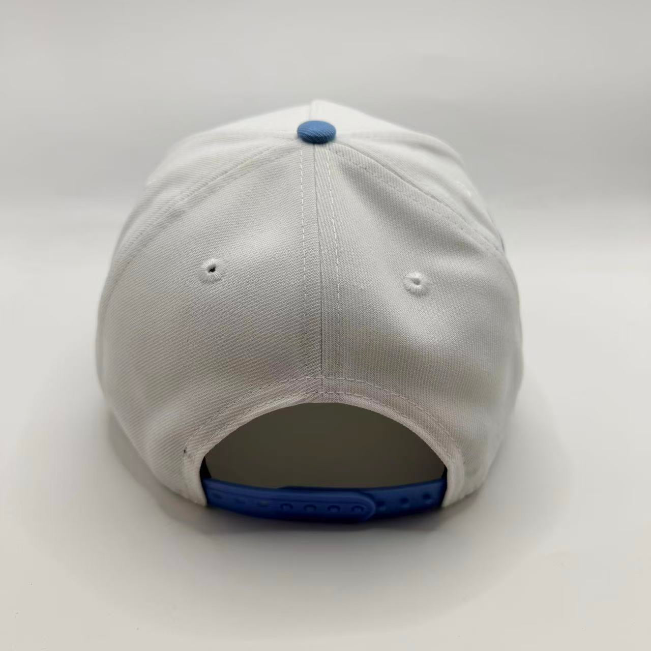 Chrome Blue Chicago Cubs Bear A Frame Snapback - view 3