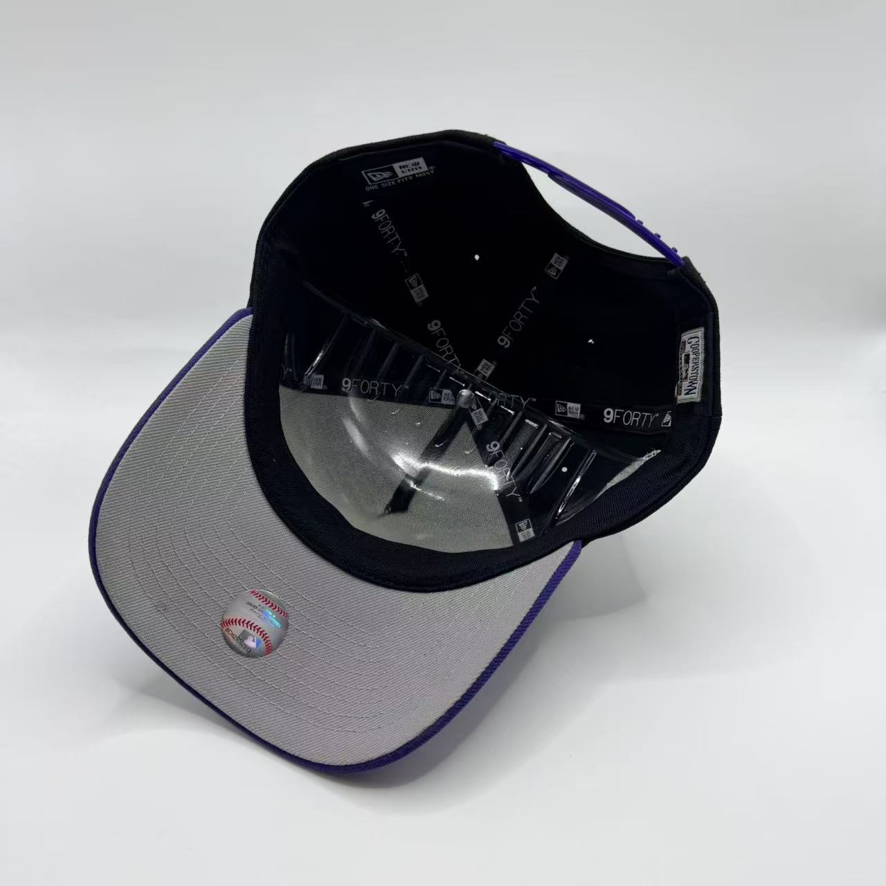 Black Purple Colorado Rockies 30th Anniversary A Frame Snapback - view 3