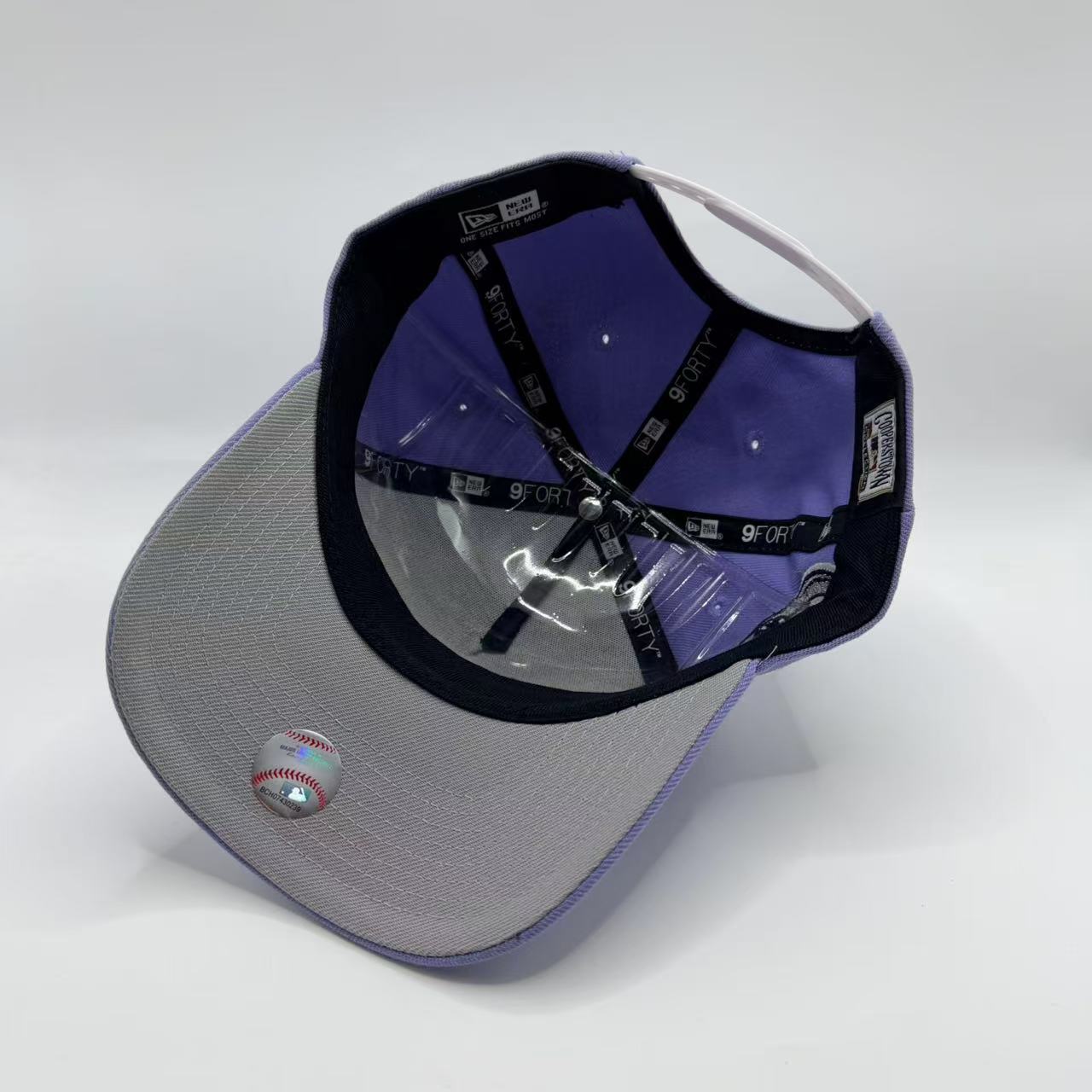 Light Purple New York NY Yankees Subway Series New Era 9Forty A Frame Snapback - view 4