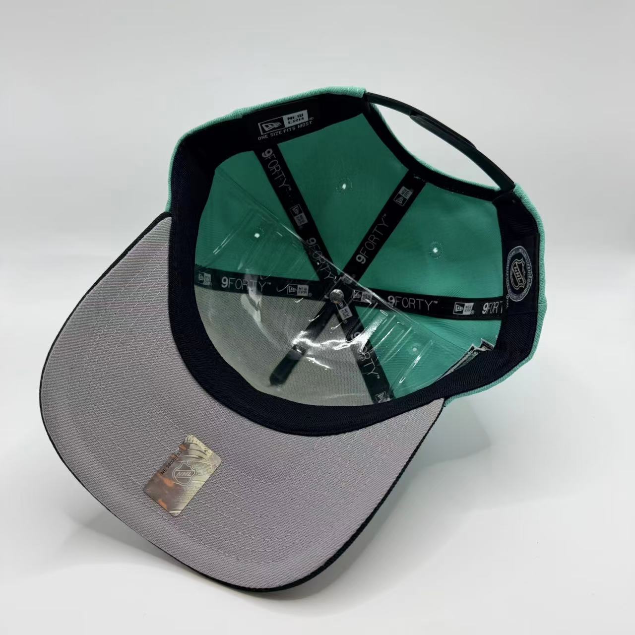 Teal Philadelphia Flyers 50th Anniversary New Era 9Forty A Frame Snapback - view 4