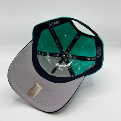 Teal Philadelphia Flyers 50th Anniversary New Era 9Forty A Frame Snapback - view 4