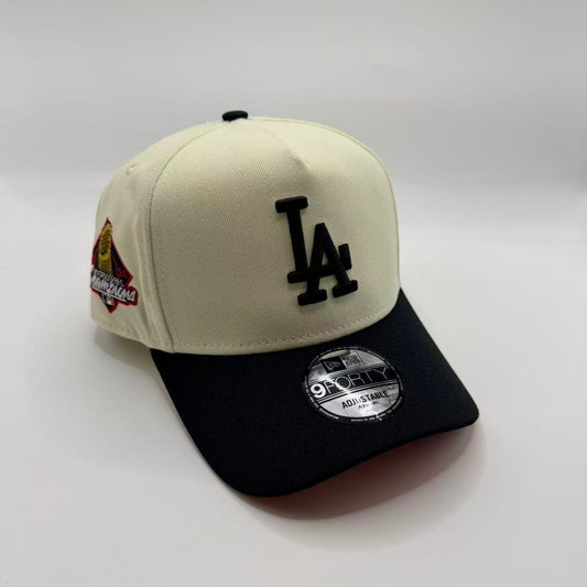 Chrome Black Los Angeles LA Dodgers 2024 World Series Champions A Frame Snapback