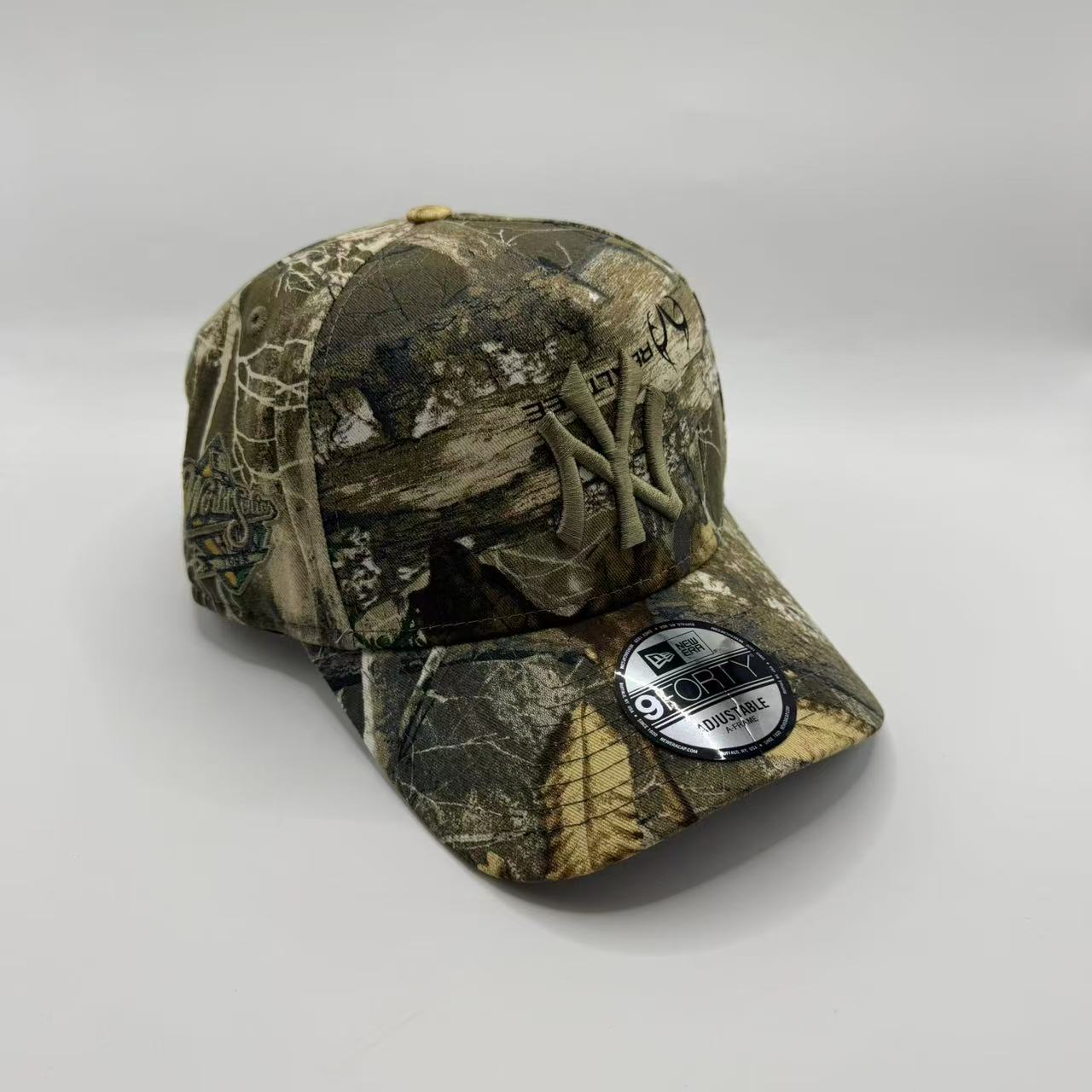 Realtree Camo New York NY Yankees 1998 World Series A Frame Snapback