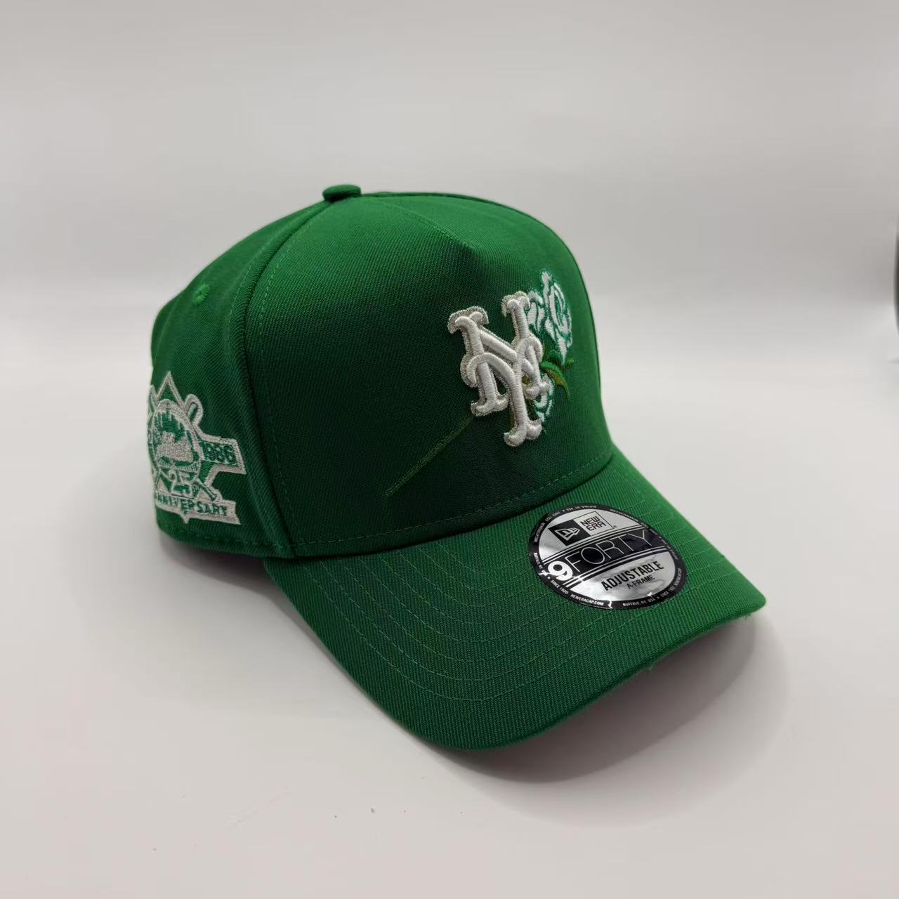 Green New York Mets 25th Anniversary New Era 9Forty A Frame Snapback