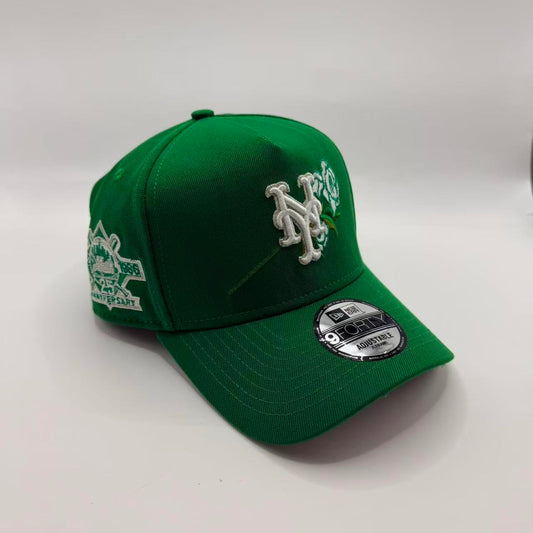 Green New York Mets 25th Anniversary New Era 9Forty A Frame Snapback