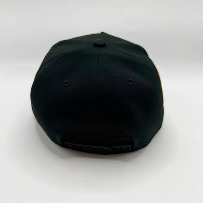 Black Los Angeles LA Dodgers 1984 Olympic Stadium A Frame Snapback Hat - view 4