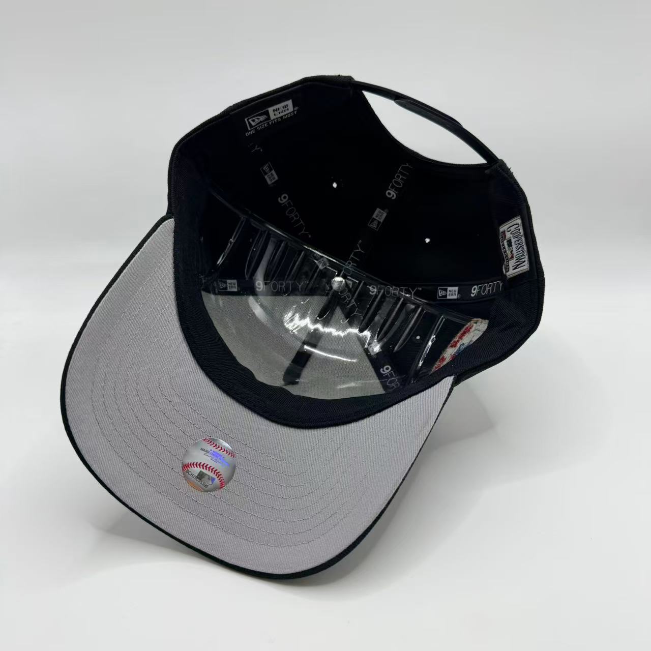 Black Los Angeles LA Dodgers 1984 Olympic Stadium A Frame Snapback Hat - view 3