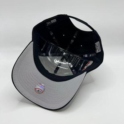 Black Los Angeles LA Dodgers 1984 Olympic Stadium A Frame Snapback Hat - view 3