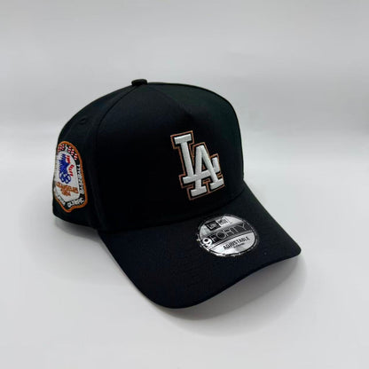 Black Los Angeles LA Dodgers 1984 Olympic Stadium A Frame Snapback Hat