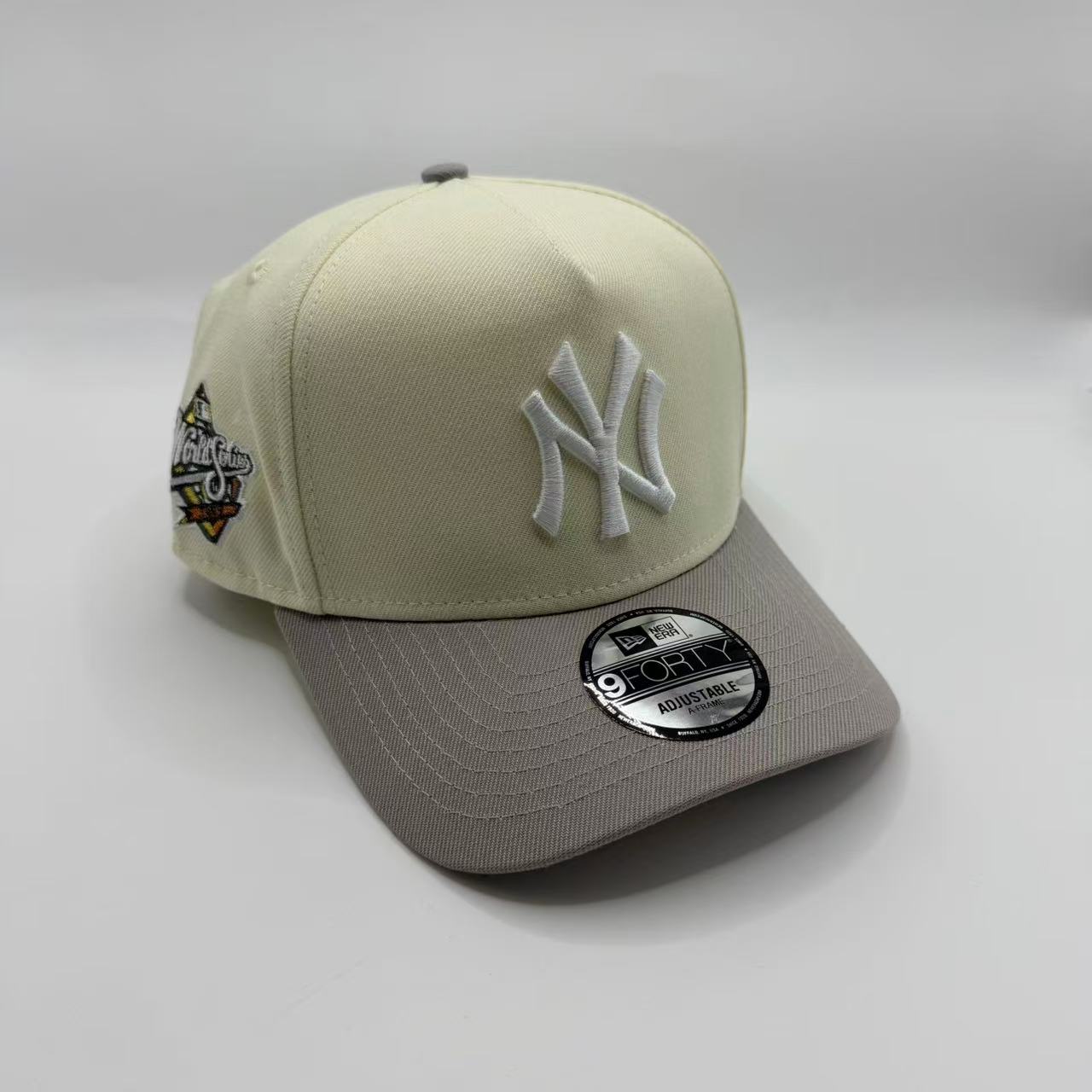 Chrome Gray New York NY Yankees 1998 World Series A-Frame Snapback