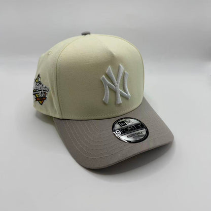 Chrome Gray New York NY Yankees 1998 World Series A-Frame Snapback