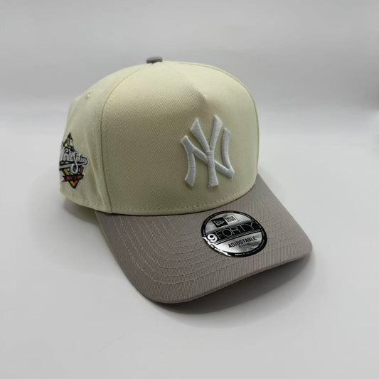 Chrome Gray New York NY Yankees 1998 World Series A-Frame Snapback