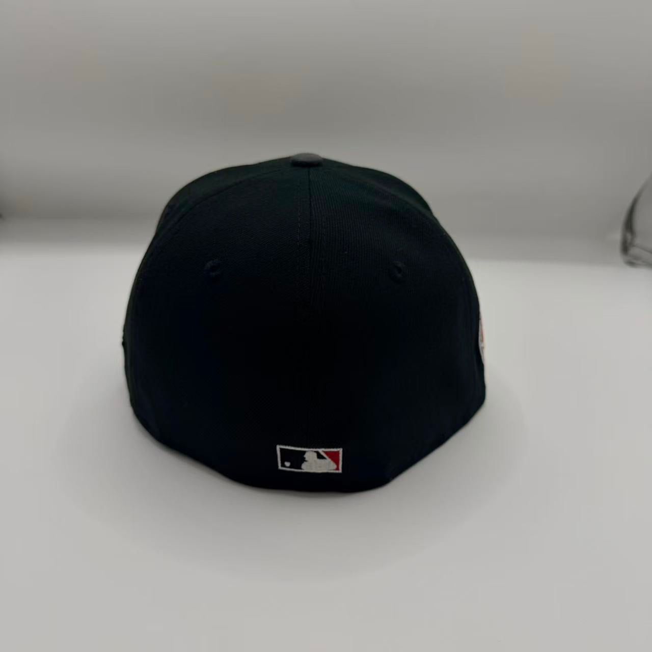 Black Grey Montreal Expos 35th Anniversary New Era Fitted Hat Cap - view 4