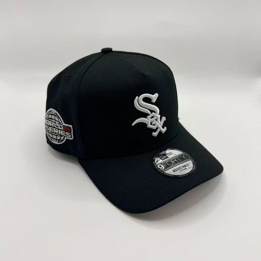 Black Chicago White Sox 2005 World Series A Frame Snapback Hat