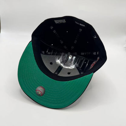 Black Red Los Angeles LA Dodgers Bloody 40th Anniversary New Era Fitted Hat Cap - view 4