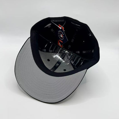 Black Metallic Chicago Bulls 6x Champions New Era Fitted Hat Cap - view 4