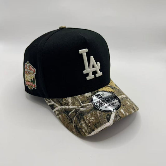 Black Realtree Camo Los Angeles LA Dodgers 40th Anniversary A Frame Snapback
