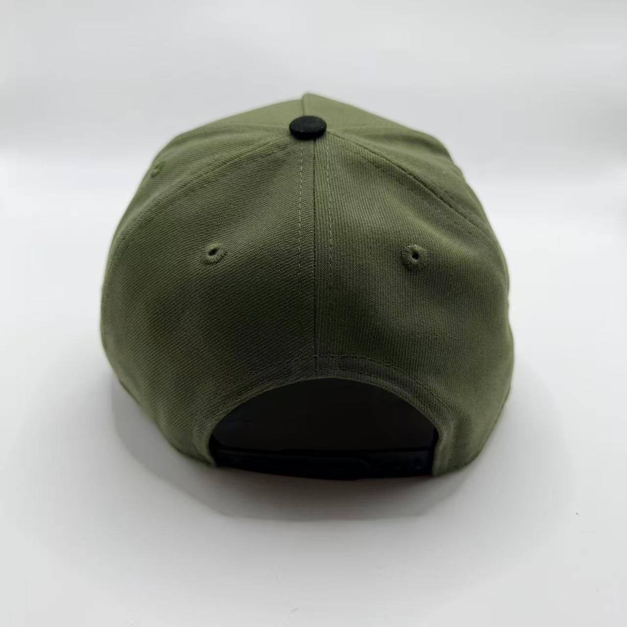 Military Green Pinky Los Angeles LA Dodgers 50th Anniversary A Frame New Era Snapback - view 3