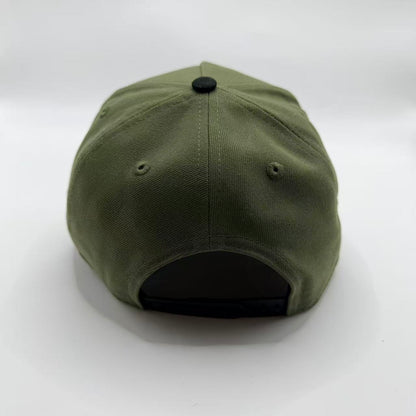 Military Green Pinky Los Angeles LA Dodgers 50th Anniversary A Frame New Era Snapback - view 3