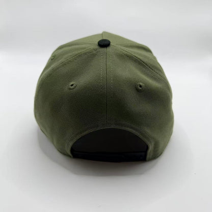 Military Green Pinky Los Angeles LA Dodgers 50th Anniversary A Frame Snapback - view 3
