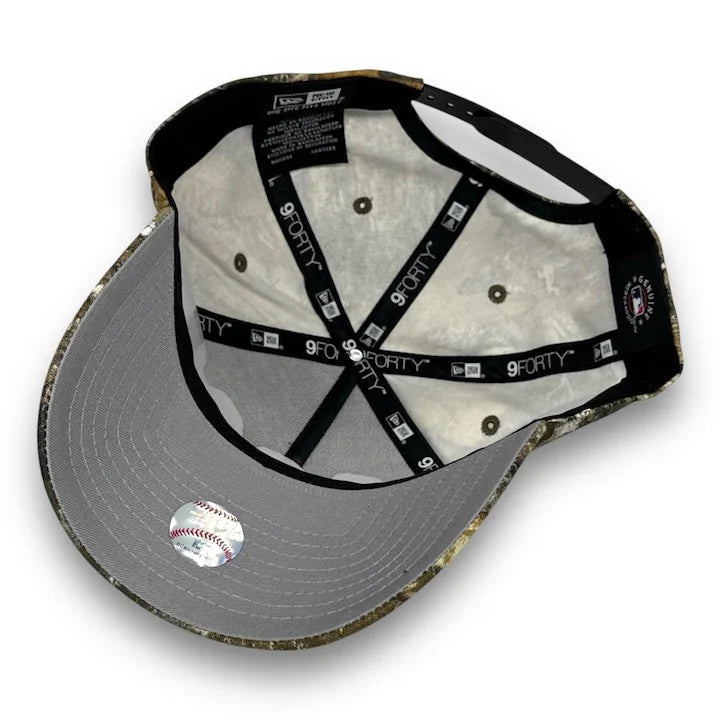 Realtree Camo Los Angeles LA Dodgers 2024 World Series A Frame Snapback - view 5