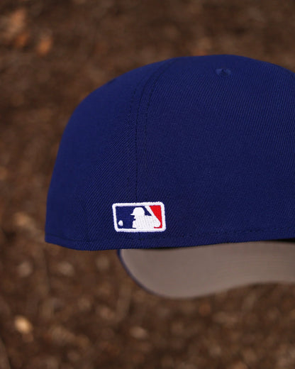 Blue Los Angeles LA Dodgers Kanji Japan Fitted Hat - view 4
