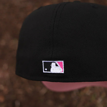 Black Pink Los Angeles Angels 2010 All Star Game Fitted Hat - view 4