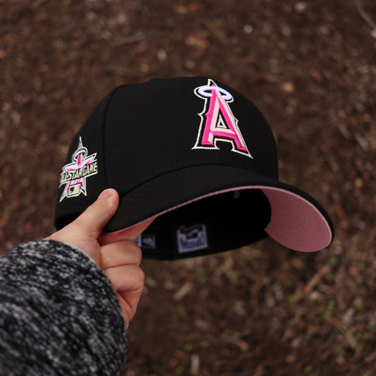 Black Pink Los Angeles Angels 2010 All Star Game Fitted Hat