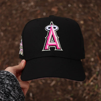 Black Pink Los Angeles Angels 2010 All Star Game Fitted Hat - view 2