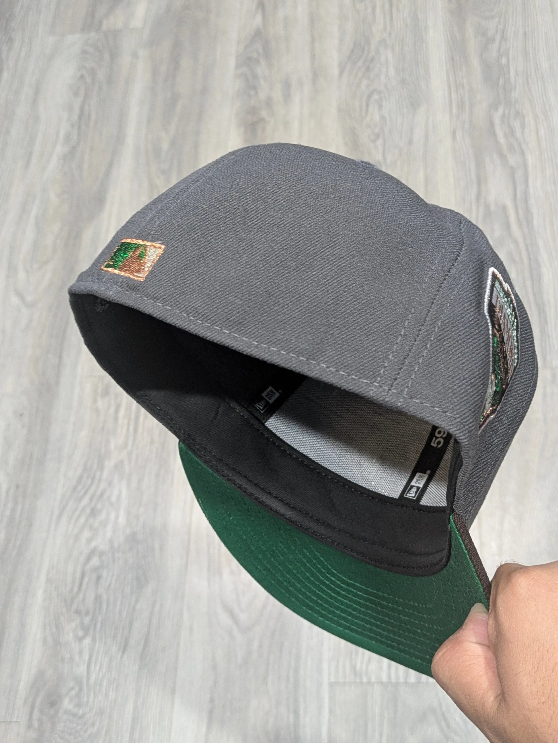 Graphite Brown Arizona Diamondbacks 1998 World Series Fitted Hat - view 7