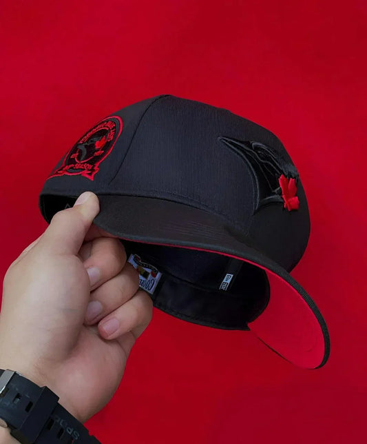 Black Red Toronto Blue Jays 40th Season Hat