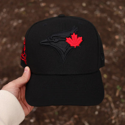 Black Red Toronto Blue Jays 40th Season Hat - view 2