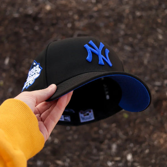 Black Dark Blue New York Yankees 1999 World Series Fitted Hat