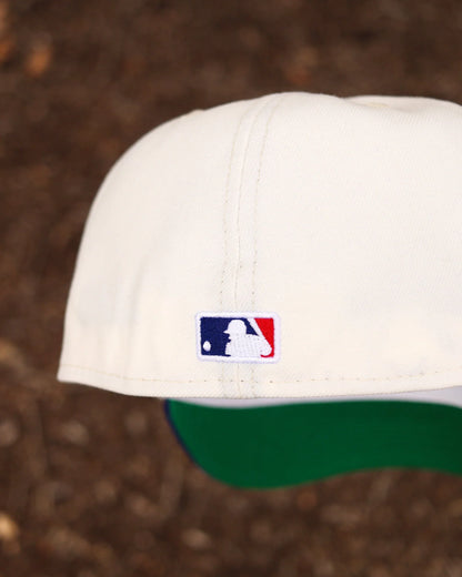 Chrome Blue Los Angeles LA Dodgers Kanji Japan Fitted Hat - view 4