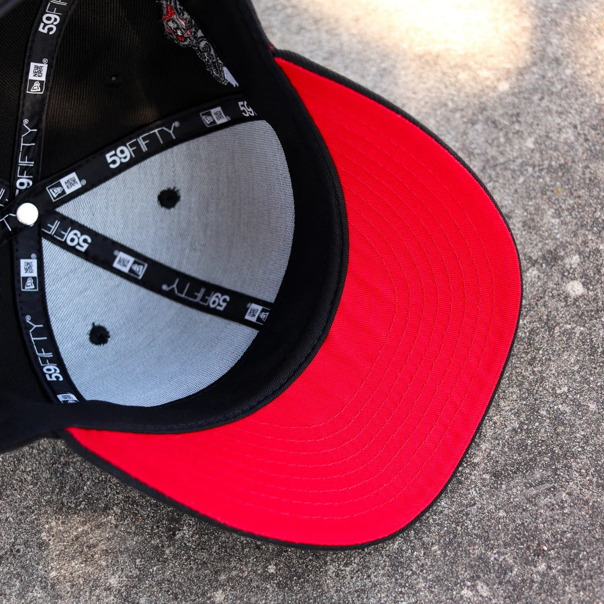 Black Red New York Yankees 1998 World Series New Era Fitted Hat