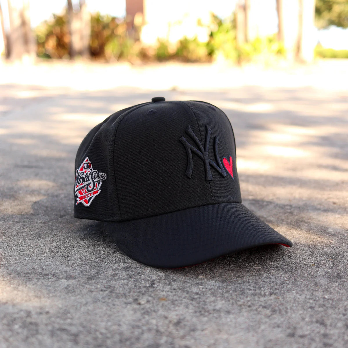 Black Red New York Yankees 1998 World Series New Era Fitted Hat
