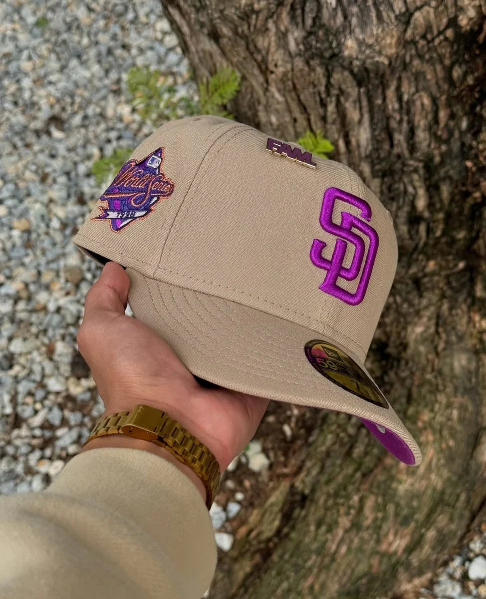 PB&J Camel San Diego SD Padres 1998 World Series Fitted Hat