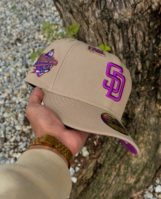 PB&J Camel San Diego SD Padres 1998 World Series Fitted Hat