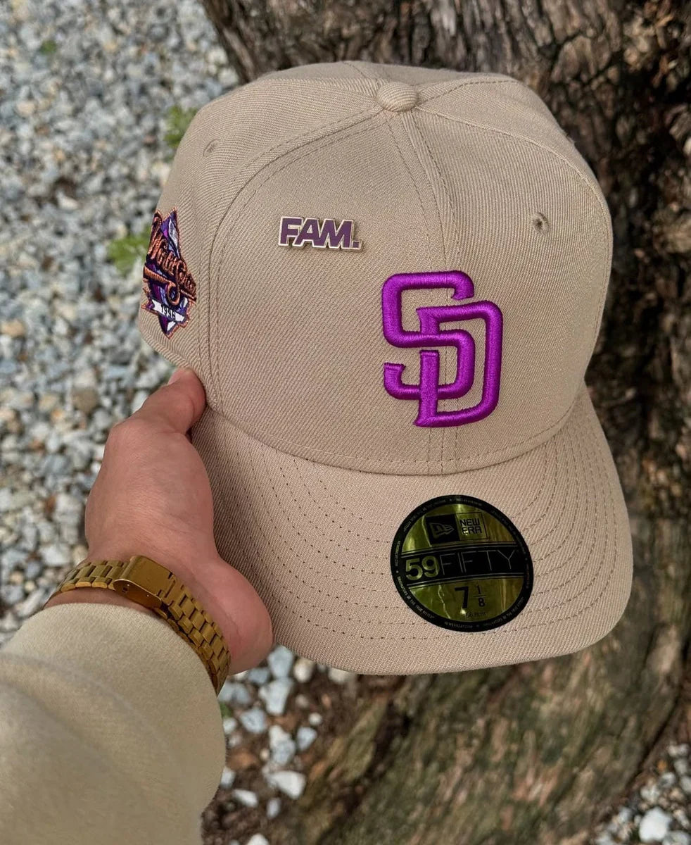 PB&J Camel San Diego SD Padres 1998 World Series Fitted Hat - view 2
