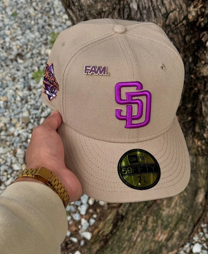 PB&J Camel San Diego SD Padres 1998 World Series Fitted Hat - view 2