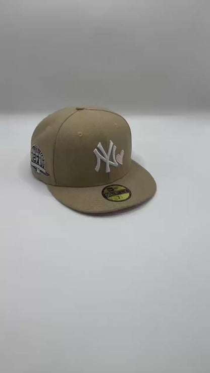Camel NY Yankees Heart Derek Patch 59FIFTY Fitted
