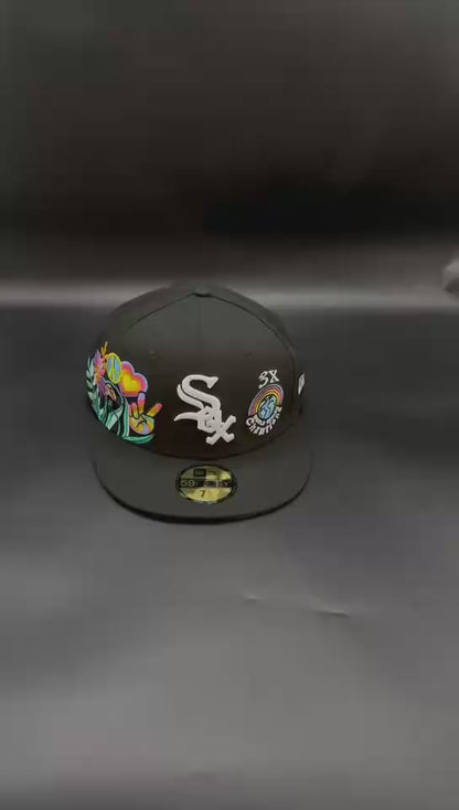 Black Chicago White Sox 3x World Series Champions 59FIFTY Fitted Cap