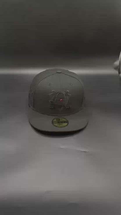 All Black Orange Anaheim Ducks  1993 59FIFTY Fitted