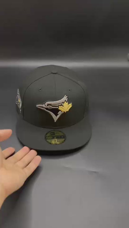 Black Grey Gold Toronto Blue Jays 40th Season 59FIFTY Fitted
