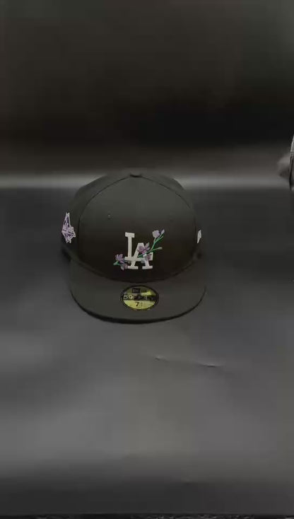 Black Purple  LA Dodgers 1997 World Series 59FIFTY Fitted Cap