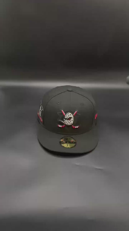 Black Red Anaheim Ducks A Mighty Decade 1993 59FIFTY Fitted
