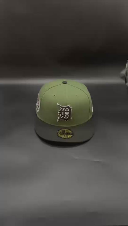 Military Green Pinky Detroit Tigers 1935 World Series Fitted Cap