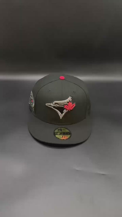 Black Red Toronto Blue Jays 40th Season 59FIFTY Fitted