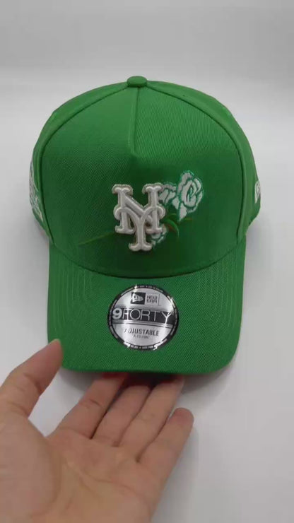 Green New York Mets 25th Anniversary New Era 9Forty A Frame Snapback